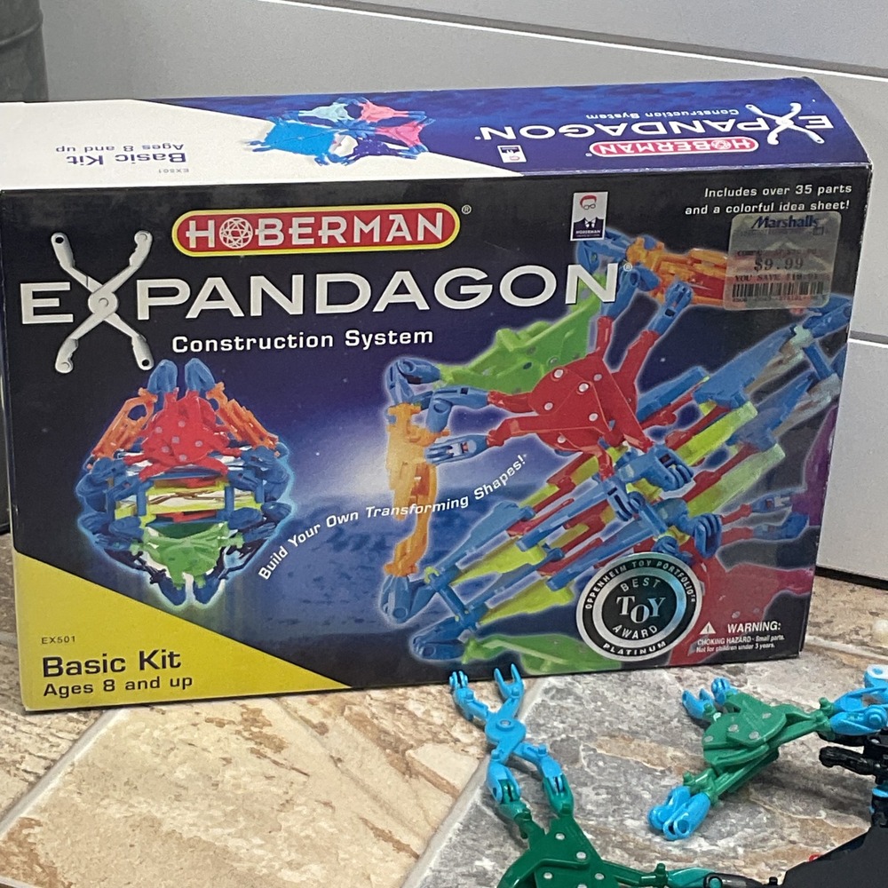 Hoberman Expandagon Construction System Basic Kit EX501 Transforming Toy Vintage